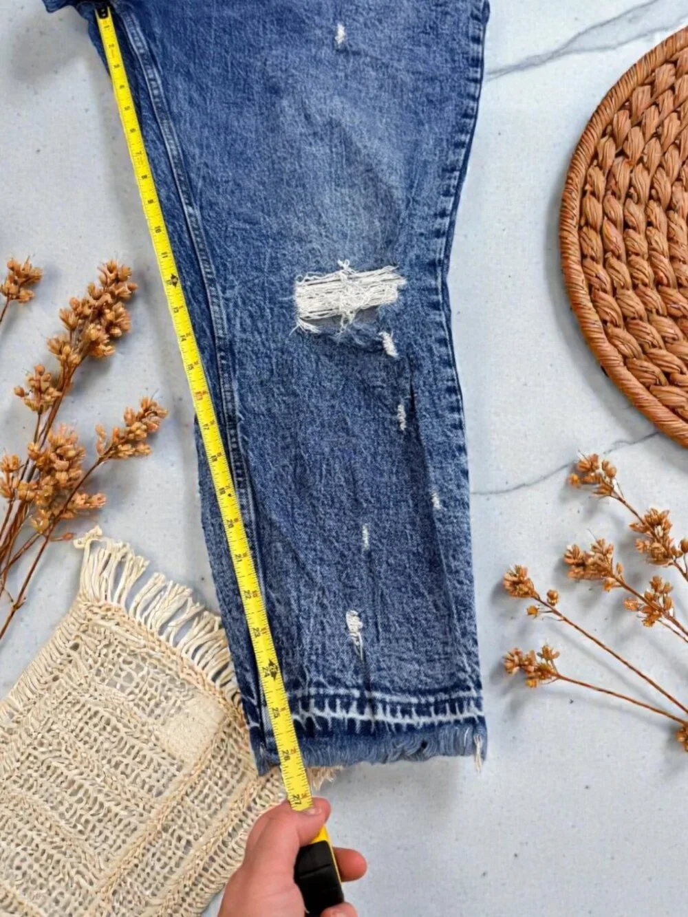 Abercrombie & Fitch The Mom High Rise Jeans Plus Size 35/20 Regular - Picture 4 of 10